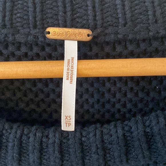 Free People Black Sweater - Picture 2 of 3